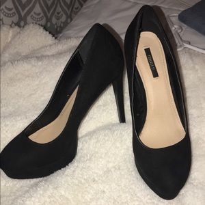 Black high heels